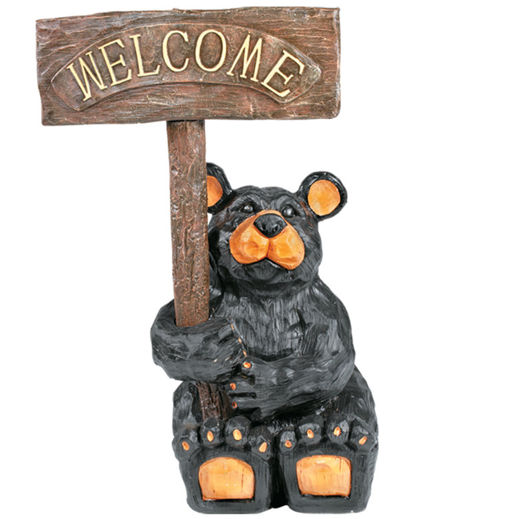 Loon Peak® Friedell Bear Statue & Reviews Wayfair